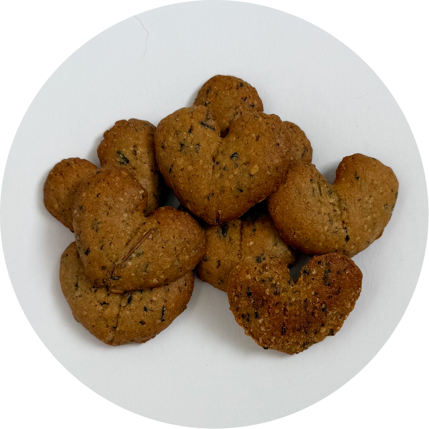 Certified peanut free dog treats (Banana & Mint)