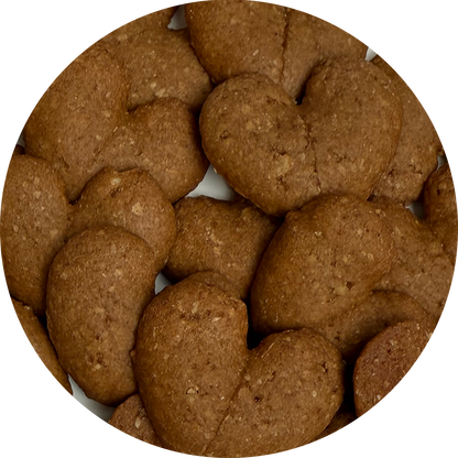 Certified peanut free dog treats (Banana & Cinnamon)