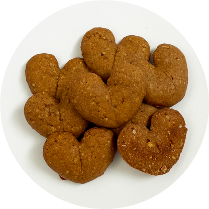 Certified peanut free dog treats (Banana & Cinnamon)