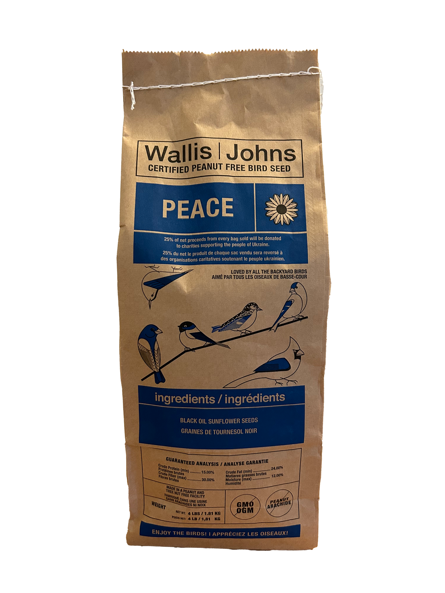 Peace - Black Oil Sunflower Seeds